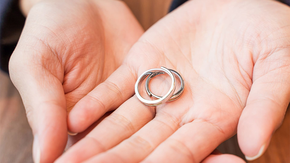 変形した指輪の調整