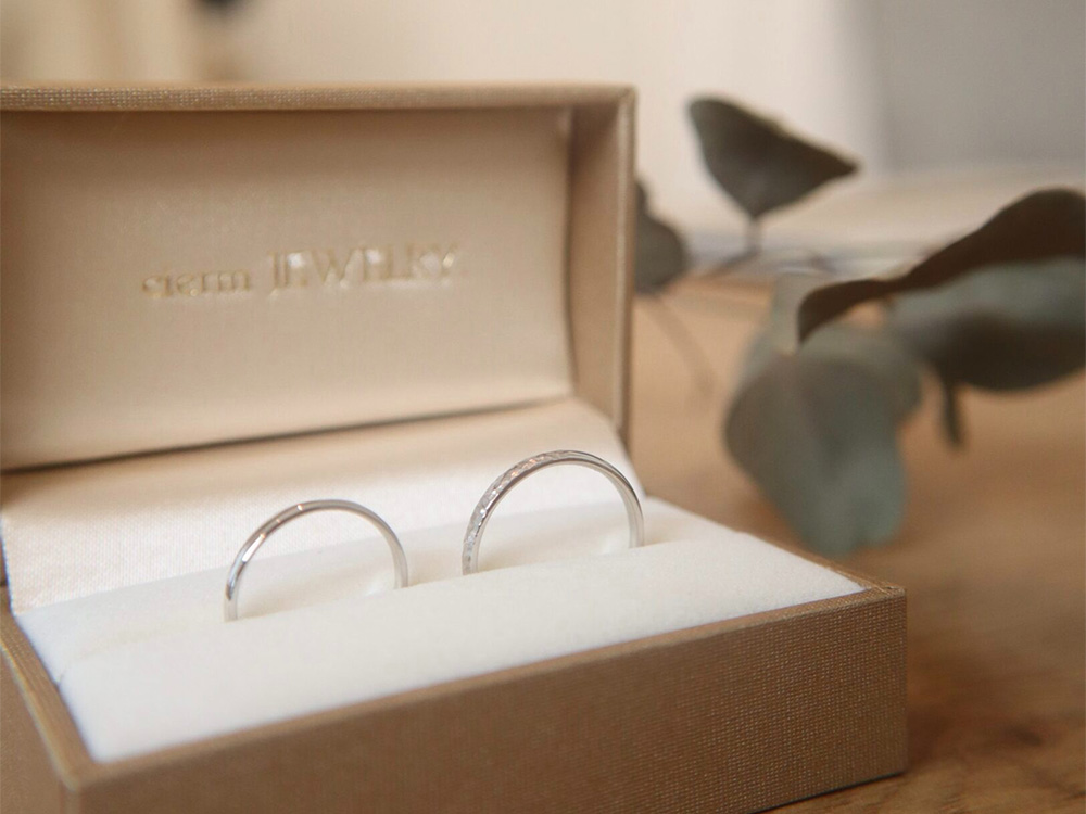 感性を大切にした結婚指輪デザイン